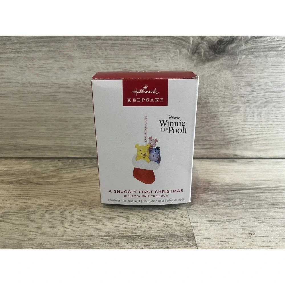 Hallmark Keepsake 2024 A Snuggly First Christmas‎ Disney NIB Winnie The Pooh